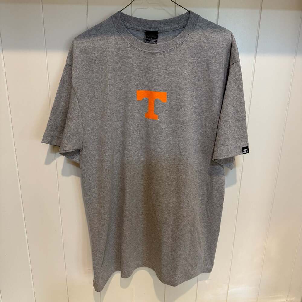 Starter Tennessee Volunteers T-Shirt Grey Orange T Logo Size M